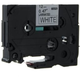 Q-Nomic TZe-232 cinta 12mm texto rojo sobre blanco (8M)