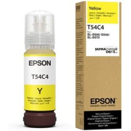 Epson T54C botella de tinta amarilla