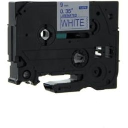 Q-Nomic TZe-223 cinta 9mm texto azul sobre blanco (8M)