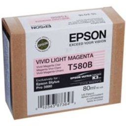 Epson T580B00 Cartucho de tinta magenta clara vivo