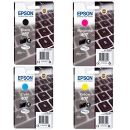 Epson 407 Pack Cartuchos de Tinta Negro + Colores