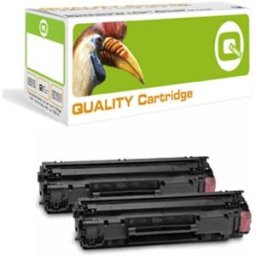 Q-nomic 83A (CF283A) Pack doble toner negro