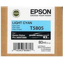 T5805 Cartucho de tinta (Epson T580500) cian claro
