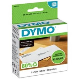 Dymo 1983173 etiqueta de direcciones texto negro sobre blanco 28x89mm