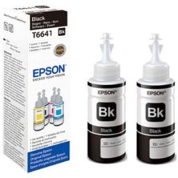 Epson 664 BK Pack 2x botella tinta negra
