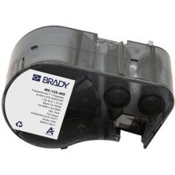 Brady M5-125-490 FreezerBondz etiquetas de poliéster negro sobre blanco 25,4 mm x 44,45 mm