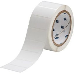 Brady THT-17-422-3 etiqueta poliéster blanco brillante 50,80 x 25,40 mm