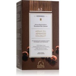 Argan Oil Tinte Permanente Para Cabello Con Aceite De Argán Tono 6.3 Golden / Honey Dark Blonde 50 Ml