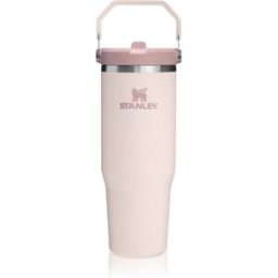 Iceflow™ Flip Straw Tumbler Botella De Acero Inoxidable Para Agua Rose Quartz 890 Ml
