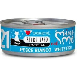 Disugual Mini-Me Sterilized Pescado Blanco Latas para Gatos 12 x 85 gr