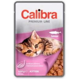 Calibra Premium Line Gato Kitten Salmón Sobres 24 x 100 gr
