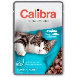 Calibra Premium Line Gato Adult Trucha y Salmón Sobres 100 gr
