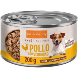 Nature`s Variety Nature’s Variety Paté Pollo y Verduras Lata para Perros Mini Adultos 200 gr