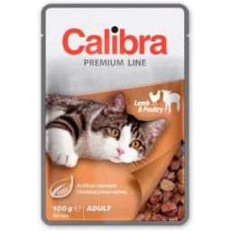 Calibra Premium Line Gato Adult Cordero y Aves de Corral en Salsa Sobres 24 x 100 gr