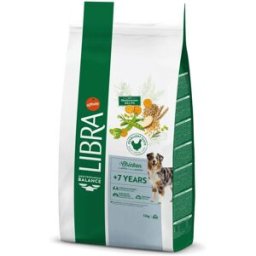 Libra Senior + 7 Pienso con Pollo para Perros 2 x 12 kg