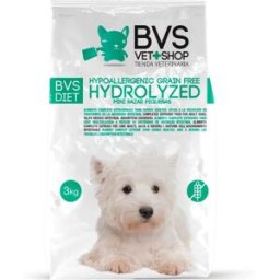 BVS Vet Shop Diet Mini Razas Pequeñas Hydrolyzed Hypoallergenic Grain Free 3 Kg Blanco