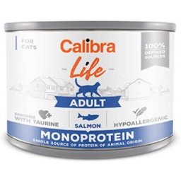 Calibra Life Gato Adult Salmón Monoprotein Latas 6 x 200 gr