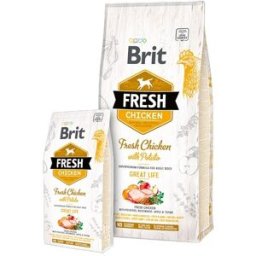 Brit Fresh Adult Pollo y Patata Great Life 2 x 12 kg