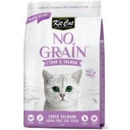 Kit Cat No Grain Atún y Salmón Pienso para Gatos 1 Kg
