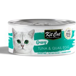 Kit Cat Gato Atún y Huevo Codorniz en Salsa Latas 70 gr