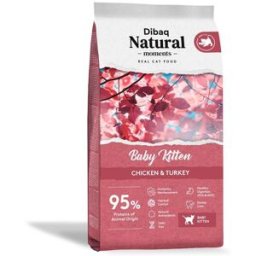 Dibaq Natural Moments Gato Baby Kitten Pollo y Pavo 2 Kg