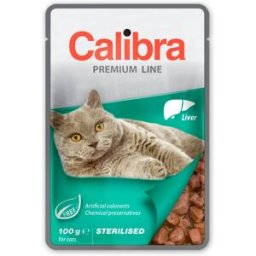 Calibra Premium Line Gato Sterilised Hígado en Salsa Sobres 100 gr