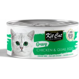Kit Cat Gato Pollo y Huevo Codorniz en Salsa Latas 70 gr