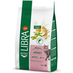 Libra Adult Pienso con Salmón para Gatos 2 x 12 kg