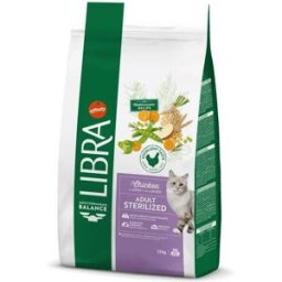 Libra Adult Sterilized Pienso con Pollo para Gatos 12 Kg
