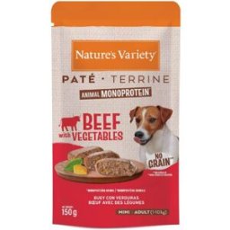 Nature`s Variety Original Adult Mini Buey Paté para Perros 8 x 150 gr