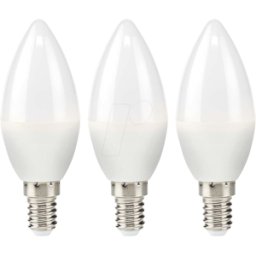 NEDIS N LBE14C351P3 - Lámpara LED E14, 2,8 W, 250 lm, 2700 K.