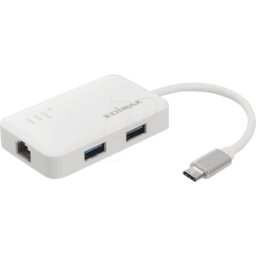 EDIMAX EDI EU-4308 - Estación de acoplamiento / Replicador de puertos, USB Tip
