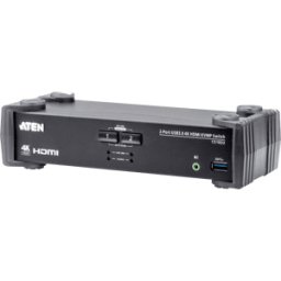 ATEN CS1822 - Conmutador KVM de 2 puertos, USB, HDMI, audio