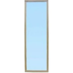 Espejo fijo a pared con luna lisa (142 cm de alto x 62 cm de ancho)