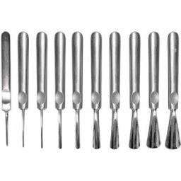 Gubias de acero inox monobloc. Varias medidas