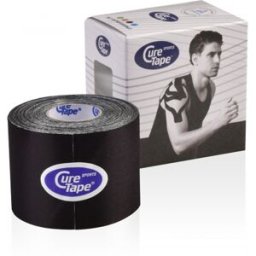 Cure Tape Sports 5 cm x 5 m Color Negro: Nuevo vendaje para el deporte