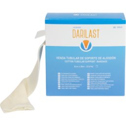Vendari DARILAST Venda Tubular de Soporte de Algodón 100% (Calvo Izquierdo)