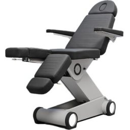 Sillón Camilla de podología B-LIGHT 503: Eléctrico con tres motores que controlan la altura, la inclinación del respaldo y del asiento