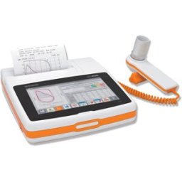 Espirómetro portátil Spirolab New: con oximetría opcional y pantalla de alta definición, Bluetooth y una turbina reusable
