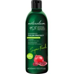 Champú de Granada Naturalium Superfood (400ml): Ideal para cuidar los cabellos teñidos o con mechas