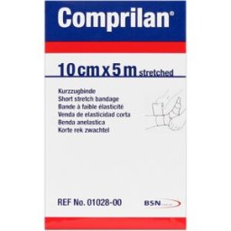 Comprilan 10 cm x 5 metros: Venda de soporte de tejido elástico