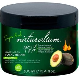 Mascarilla capilar con extracto de aguacate Naturalium Superfood (300ml): Con efecto total repair para fortalecer el cabello