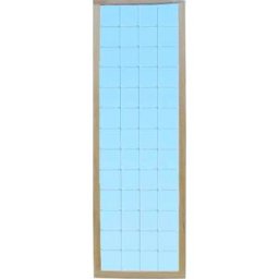 Espejo fijo a pared con luna cuadriculada (66 cm x 150 cm)
