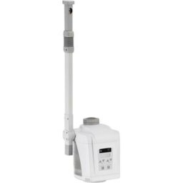 Vaporizador facial con ozono Cromo: con cabezal giratorio con receptáculo esenciero y brazo rotativo (capacidad de 1,3 litros)