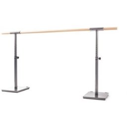 Conjunto soporte con ruedas graduable barra ballet simple + Una barra (dos medidas disponibles)