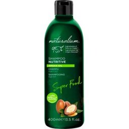 Champú Nutritivo Aceite de Argán Naturalium Superfood (400 ml): Limpia y suaviza tu cabello mientras lo hidrata en profundidad