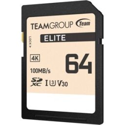 Team Group Tarjeta de Memoria Elite SDXC UHS-I U3 V30 64GB