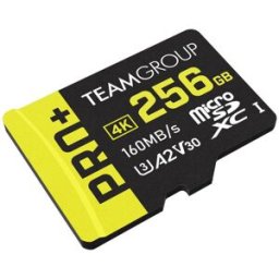Team Group Tarjeta de Memoria Ultra MicroSDXC UHS-I U3 A2 V30 256GB C/Adaptador
