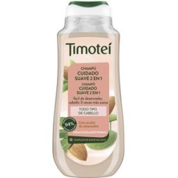 Timotei champú cuidado suave 2 en 1 con aceite de almendra y coco para todo tipo de cabello 300 ml