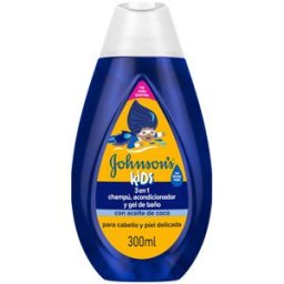 Johnson's Baby Kids 3 en 1 champú, acondicionador y gel de baño 300 ml